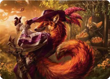 Mr. Foxglove Art Card (31), Art Series: Bloomburrow — Magic card price
