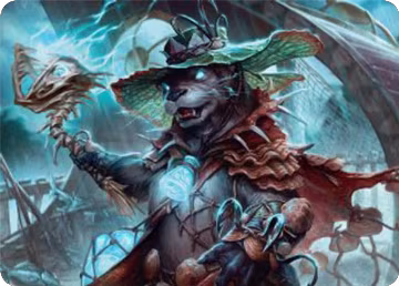 Tempest Angler Art Card (30), Art Series: Bloomburrow — Magic card price