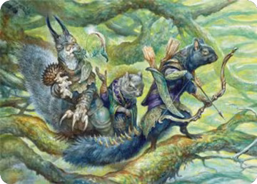 The Odd Acorn Gang Art Card (32), Art Series: Bloomburrow — Magic card price