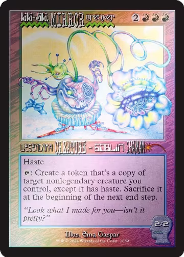 Kiki-Jiki, Mirror Breaker (Rainbow Foil) (1659), Secret Lair Drop Series — Magic card price
