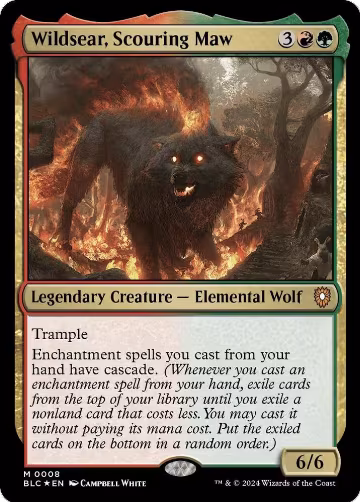 Wildsear, Scouring Maw (8), Commander: Bloomburrow — Magic card price