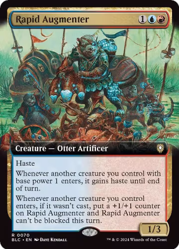 Rapid Augmenter (Extended Art) (70), Commander: Bloomburrow — Magic card price