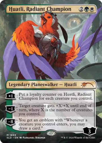 Huatli, Radiant Champion (1699), Secret Lair Drop Series — Magic card price