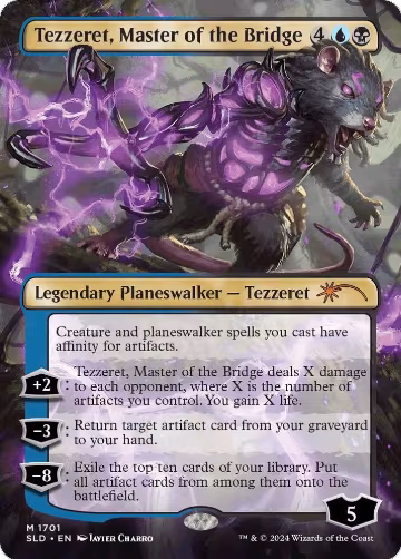 Tezzeret, Master of the Bridge (1701), Secret Lair Drop Series — Magic card price
