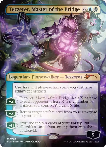 Tezzeret, Master of the Bridge (Rainbow Foil) (1701), Secret Lair Drop Series — Magic card price