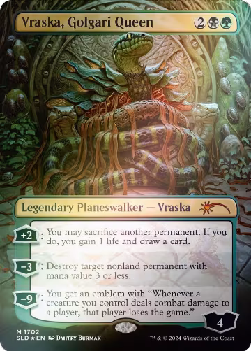 Vraska, Golgari Queen (1702) (Rainbow Foil) (1702), Secret Lair Drop Series — Magic card price
