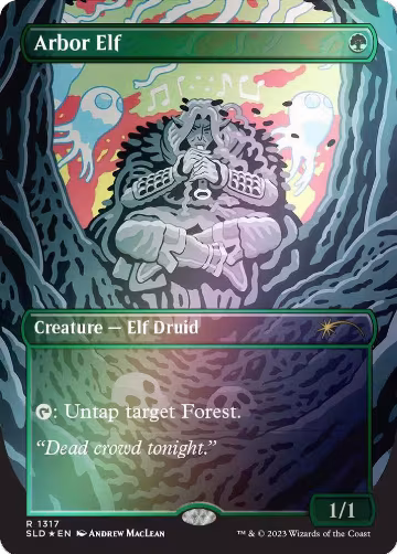 Arbor Elf (Rainbow Foil) (1317), Secret Lair Drop Series — Magic card price