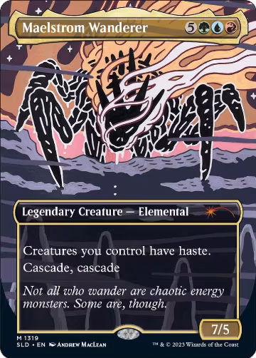 Maelstrom Wanderer (1319), Secret Lair Drop Series — Magic card price