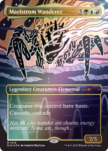 Maelstrom Wanderer (Rainbow Foil) (1319), Secret Lair Drop Series — Magic card price