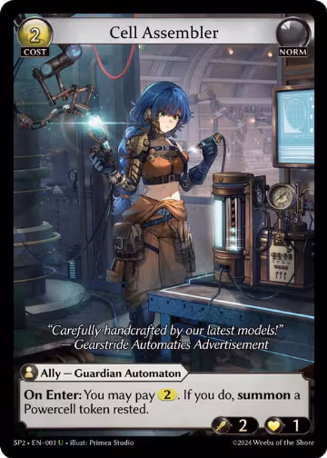 Cell Assembler (003), Supporter Pack 2 — Grand Archive card price
