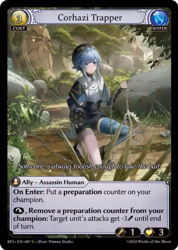 Corhazi Trapper (007), Supporter Pack 2 — Grand Archive card price