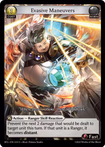 Evasive Maneuvers (010), Supporter Pack 2 — Grand Archive card price