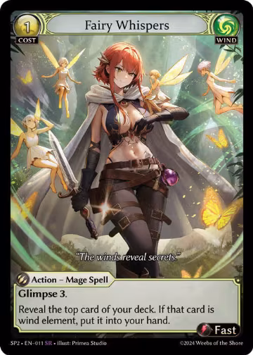 Fairy Whispers (011), Supporter Pack 2 — Grand Archive card price