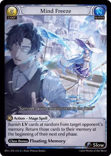Mind Freeze (016), Supporter Pack 2 — Grand Archive card price