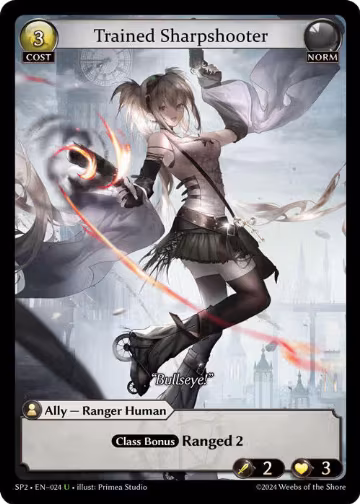 Trained Sharpshooter (024), Supporter Pack 2 — Grand Archive card price