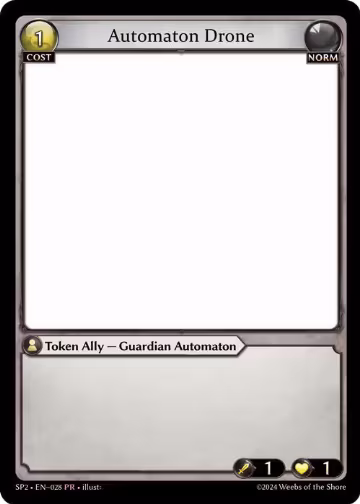 Automaton Drone (028), Supporter Pack 2 — Grand Archive card price
