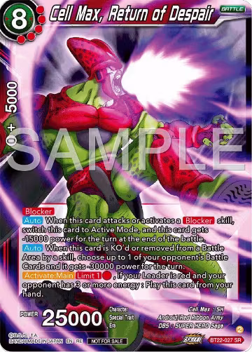 Cell Max, Return of Despair (Deluxe Pack 2024 Vol.2) (BT22-027), Promotion Cards — DB Super card price