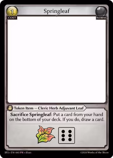 Springleaf (043), Supporter Pack 2 — Grand Archive card price