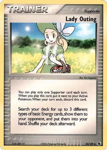 Lady Outing - 83/109 (No E-Reader) (83/109), Deck Exclusives — Pokémon card price