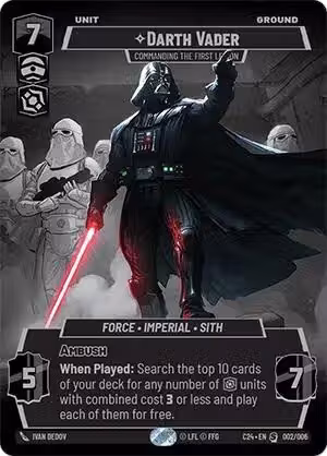 Darth Vader - Commanding the First Legion (002/006) — card price