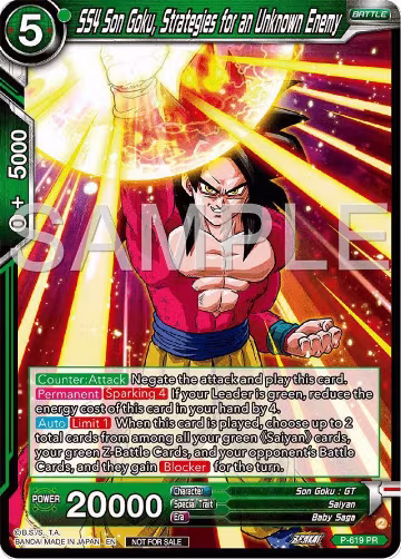 SS4 Son Goku, Strategies for an Unknown Enemy (Deluxe Pack 2024 Vol.2) (P-619), Promotion Cards — DB Super card price
