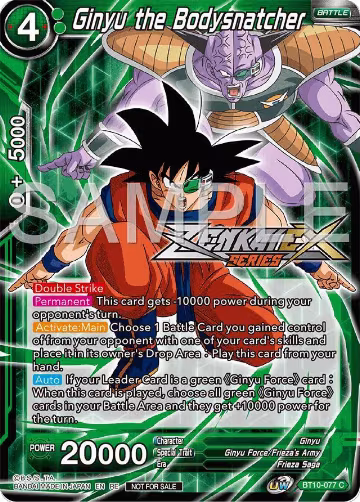 Ginyu the Bodysnatcher (Event Pack 15) (BT10-077), Promotion Cards — DB Super card price