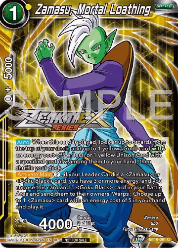 Zamasu, Mortal Loathing (Event Pack 15) (BT16-091), Promotion Cards — DB Super card price