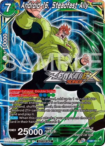 Android 16, Steadfast Ally (Event Pack 15) (EB1-63), Promotion Cards — DB Super card price