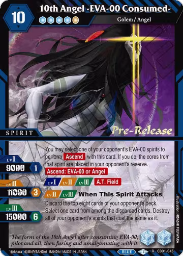10th Angel -EVA-00 Consumed- (CB01-045), Collaboration Booster 01: Halo of Awakening Pre-Release Cards — Battle Spirits card price