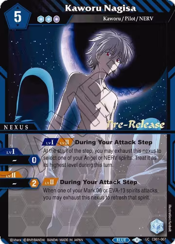 Kaworu Nagisa (CB01-067), Collaboration Booster 01: Halo of Awakening Pre-Release Cards — Battle Spirits card price