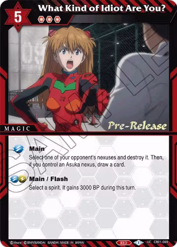 What Kind of Idiot Are You? (CB01-069), Collaboration Booster 01: Halo of Awakening Pre-Release Cards — Battle Spirits card price