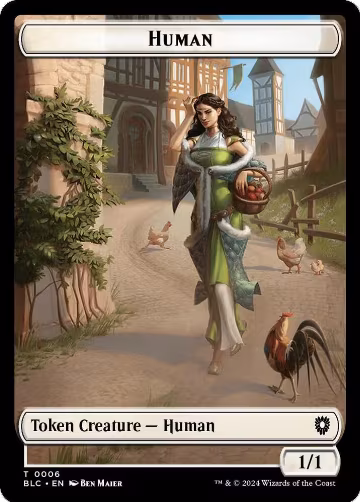 Human // Soldier Double-Sided Token (6 // 8), Commander: Bloomburrow — Magic card price