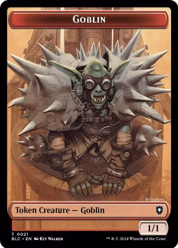 Goblin // Thopter Double-Sided Token (21 // 39), Commander: Bloomburrow — Magic card price