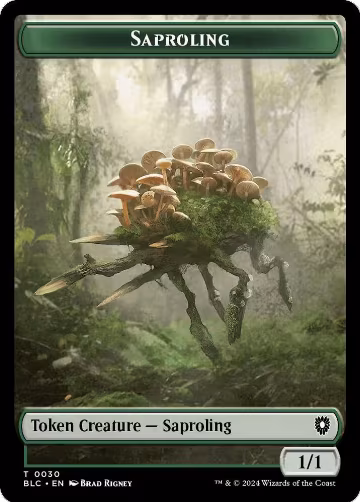 Saproling // Treasure Double-Sided Token (30 // 29), Commander: Bloomburrow — Magic card price