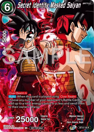 Secret Identity Masked Saiyan (Premium Alt-Art Card Set 2024 Vol.2) (BT10-140), Promotion Cards — DB Super card price