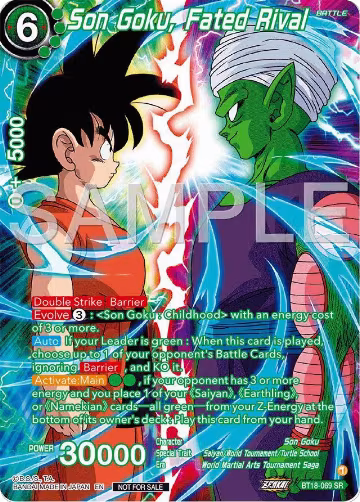 Son Goku, Fated Rival (Premium Alt-Art Card Set 2024 Vol.2) (BT18-069), Promotion Cards — DB Super card price