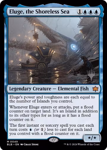 Eluge, the Shoreless Sea (49), Promo Pack: Bloomburrow — Magic card price