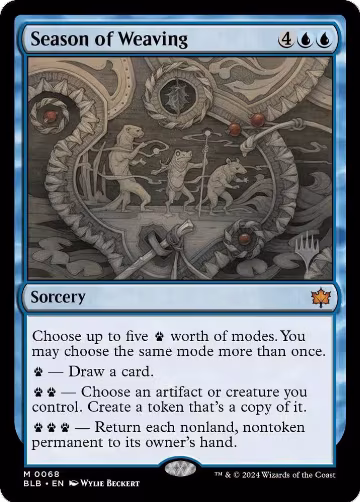 Season of Weaving (68), Promo Pack: Bloomburrow — Magic card price