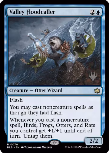 Valley Floodcaller (79), Promo Pack: Bloomburrow — Magic card price