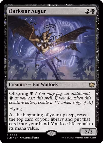 Darkstar Augur (90), Promo Pack: Bloomburrow — Magic card price