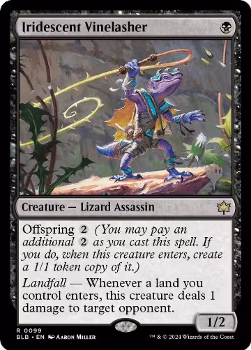 Iridescent Vinelasher (99), Promo Pack: Bloomburrow — Magic card price