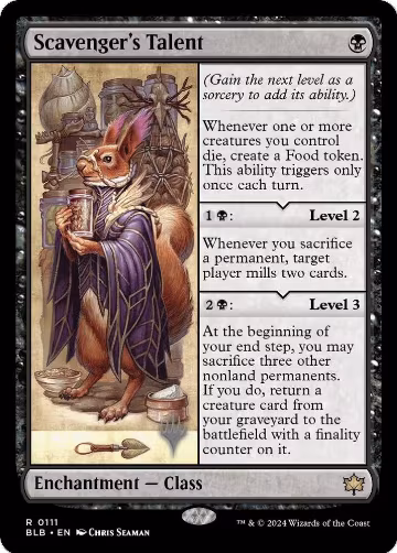 Scavenger's Talent (111), Promo Pack: Bloomburrow — Magic card price