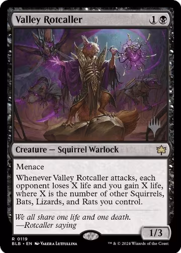 Valley Rotcaller (119), Promo Pack: Bloomburrow — Magic card price