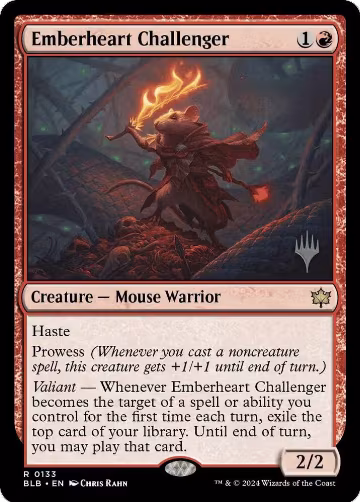 Emberheart Challenger (133), Promo Pack: Bloomburrow — Magic card price