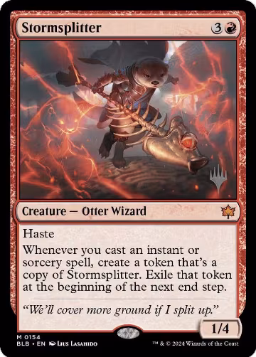 Stormsplitter (154), Promo Pack: Bloomburrow — Magic card price
