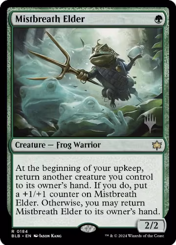 Mistbreath Elder (184), Promo Pack: Bloomburrow — Magic card price