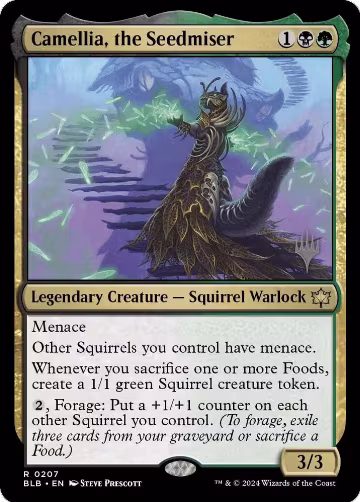 Camellia, the Seedmiser (207), Promo Pack: Bloomburrow — Magic card price