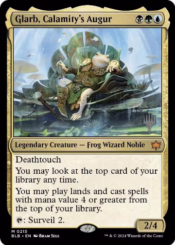 Glarb, Calamity's Augur (215), Promo Pack: Bloomburrow — Magic card price