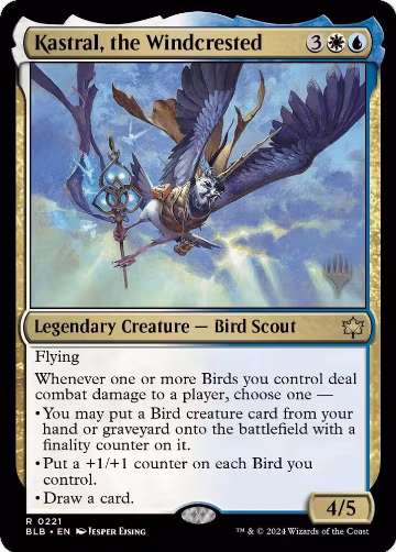 Kastral, the Windcrested (221), Promo Pack: Bloomburrow — Magic card price