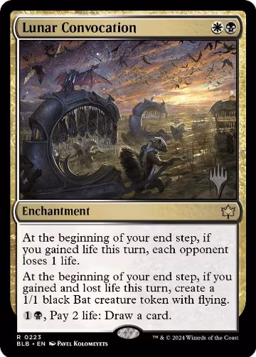 Lunar Convocation (223), Promo Pack: Bloomburrow — Magic card price